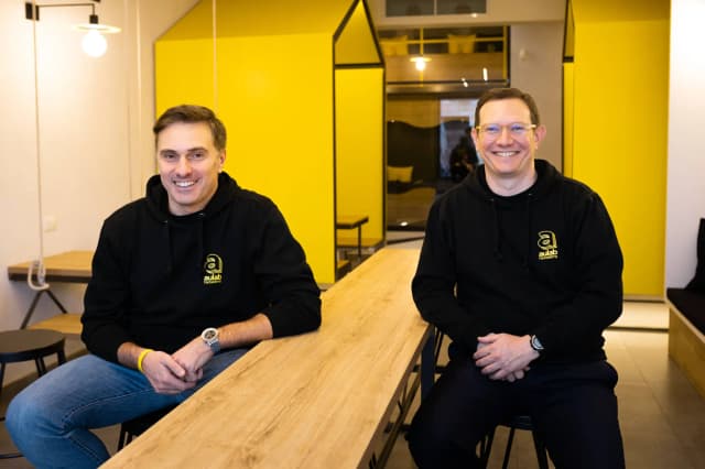 Davide Neve and Giancarlo Valente, the co-founders of Aulab